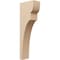 Ekena Millwork 6"W x 12"D x 36"H Thin Yorktown Rough Cedar Woodgrain TimberThane Corbel, Primed Tan CORUR06X12X36YORRCPR - alternate 1